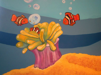 Study Room Mural-Under the Sea